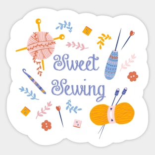 Sweet sewing Sticker